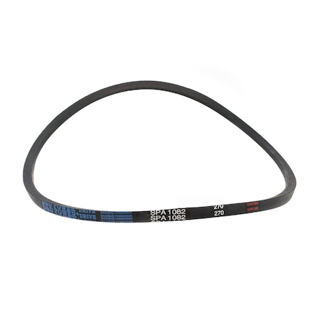 D&D SPA1082 Metric V-Belt, 1082mm Outside Length, 13 mm Top Width, 10 mm Thickness, 1 Ribs SPA1082